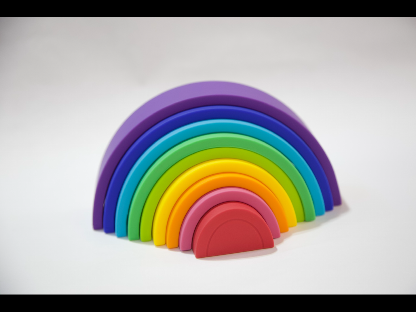 Large Stacking Silicone Rainbow