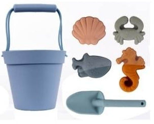 Silicone Sand Pail with Accessories