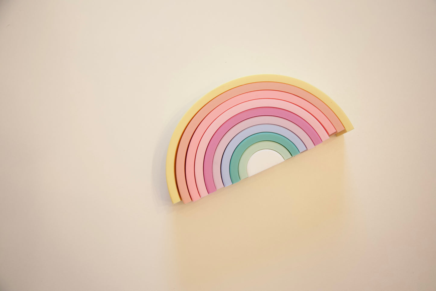 Large Silicone Stacking Rainbow