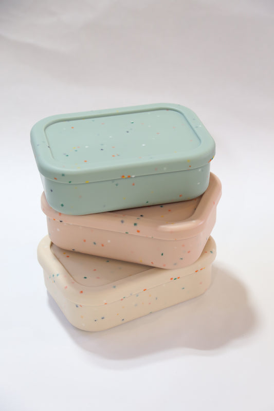Silicone food storage 3 compartments