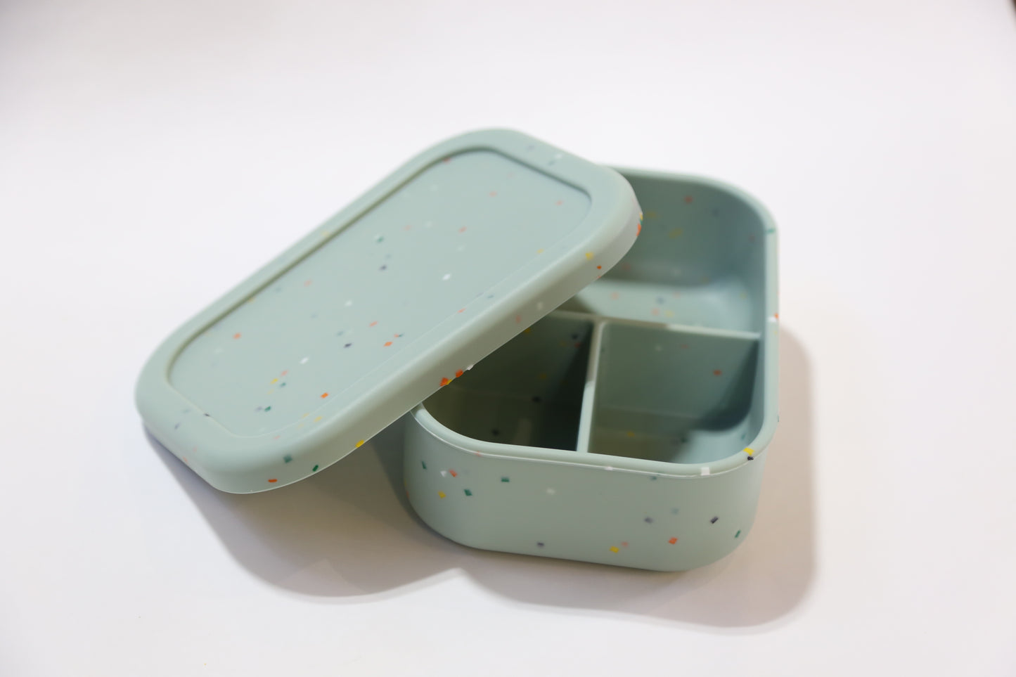 Silicone food storage 3 compartments