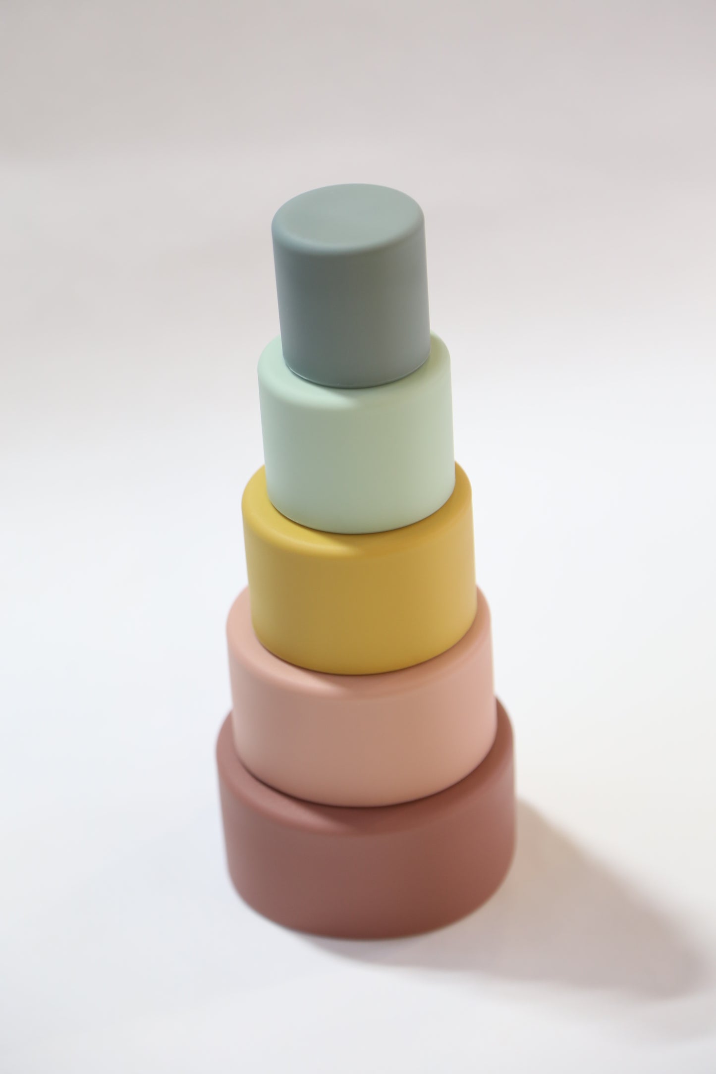 Silicone stacking cups