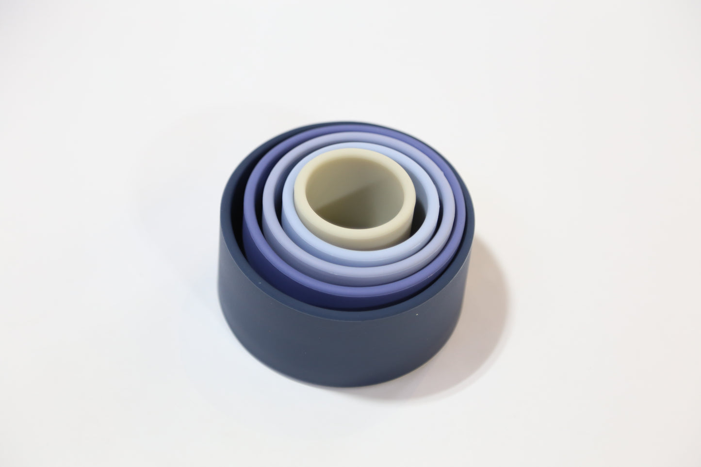 Silicone stacking cups