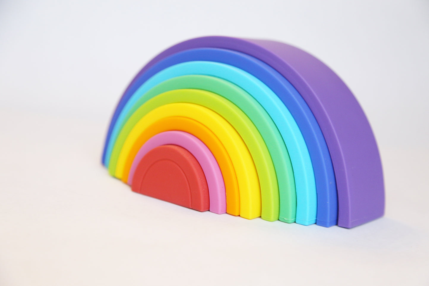 Large Stacking Silicone Rainbow