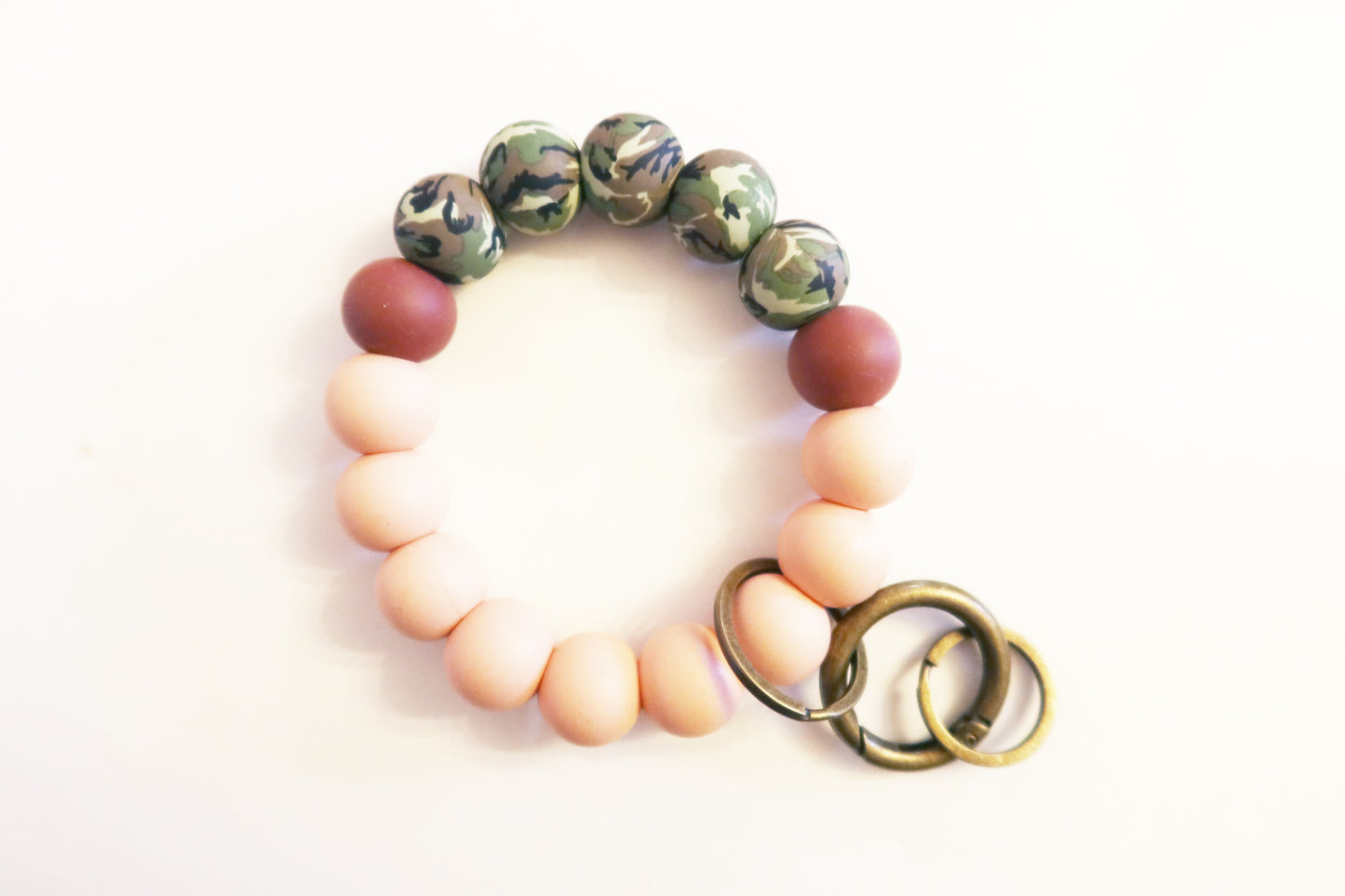 Round Keychains Large Beads