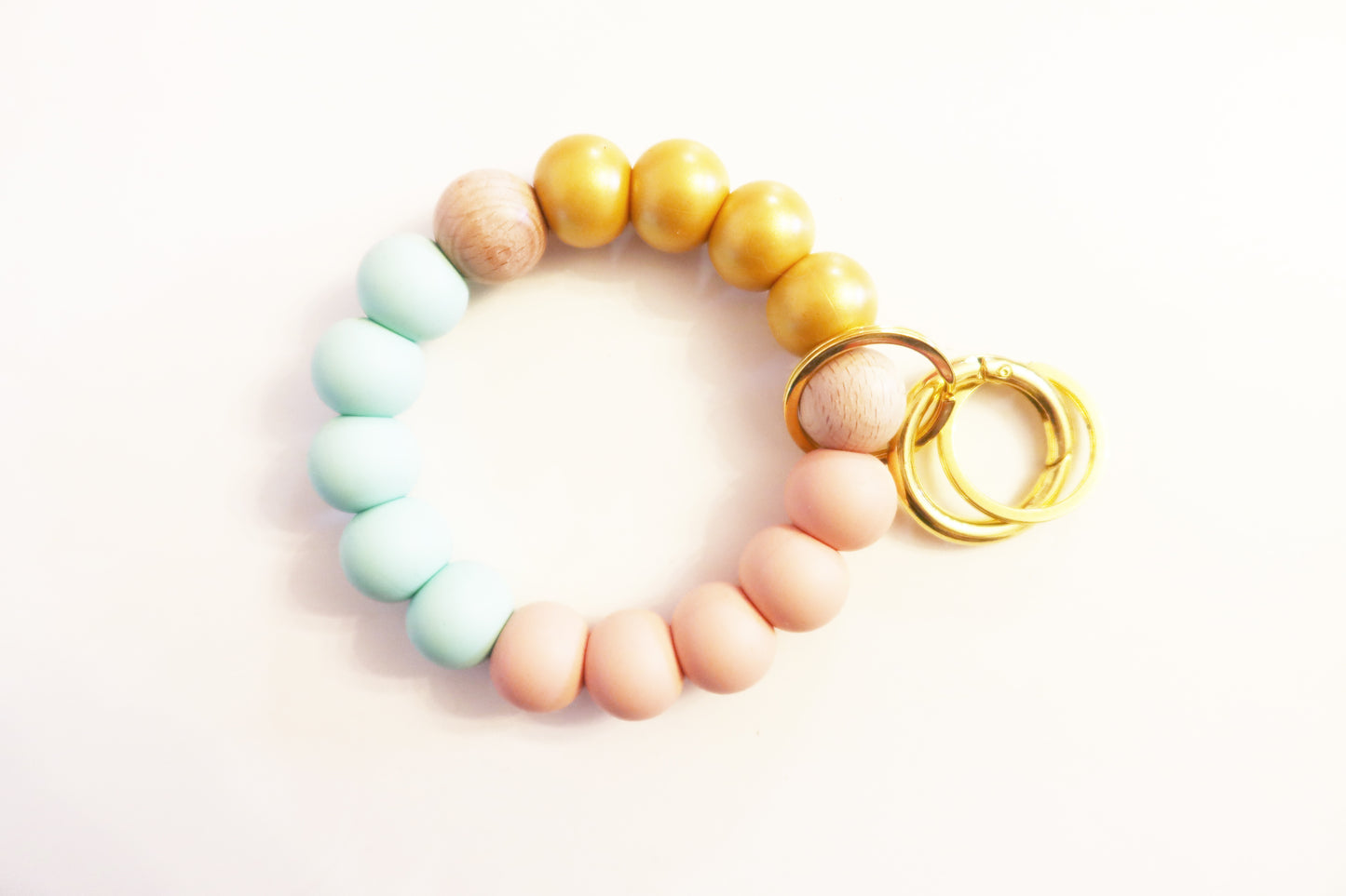 Round Keychains Large Beads