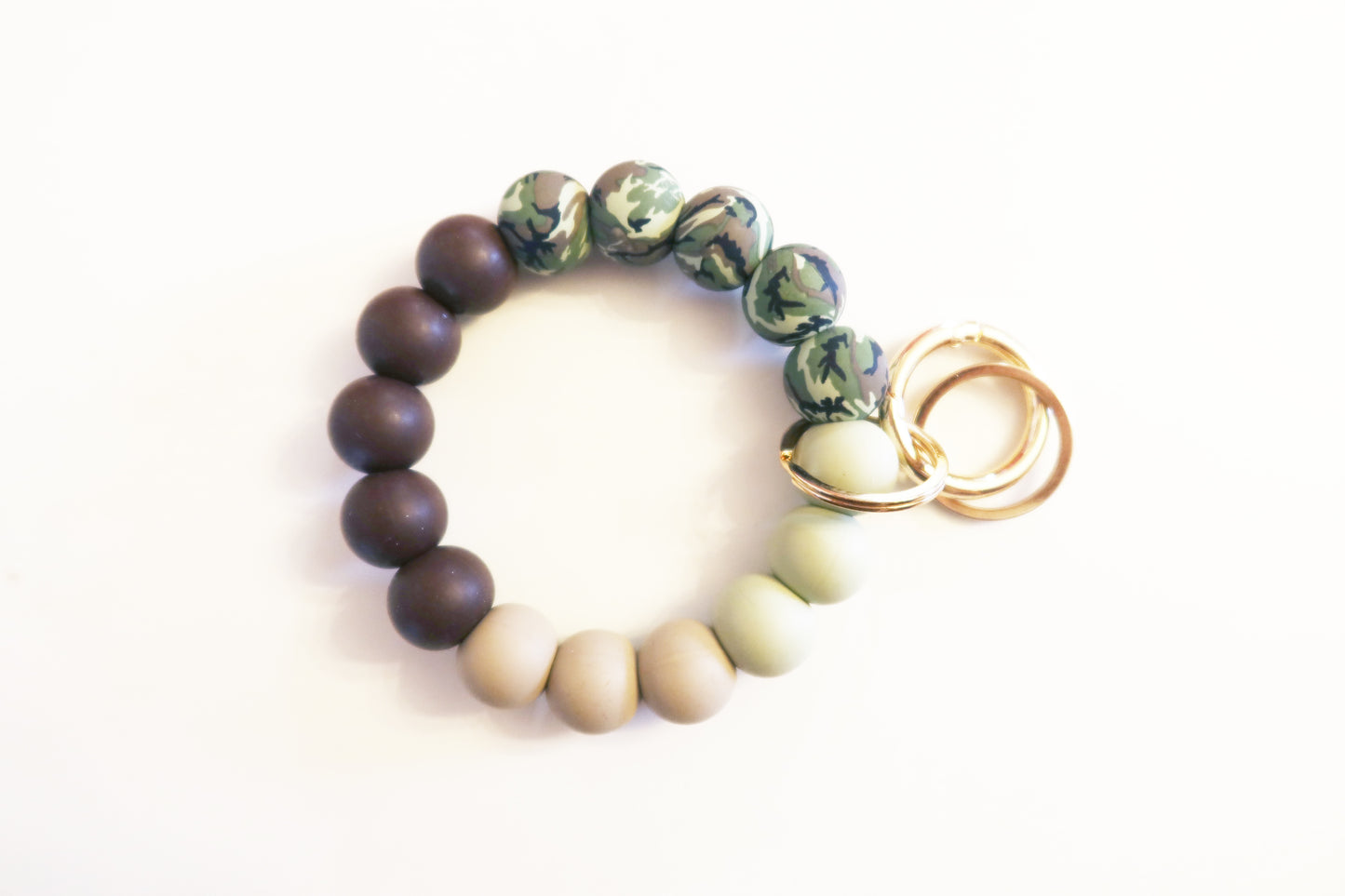 Round Keychains Large Beads