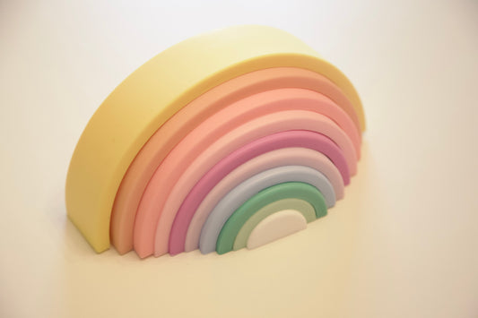 Large Silicone Stacking Rainbow