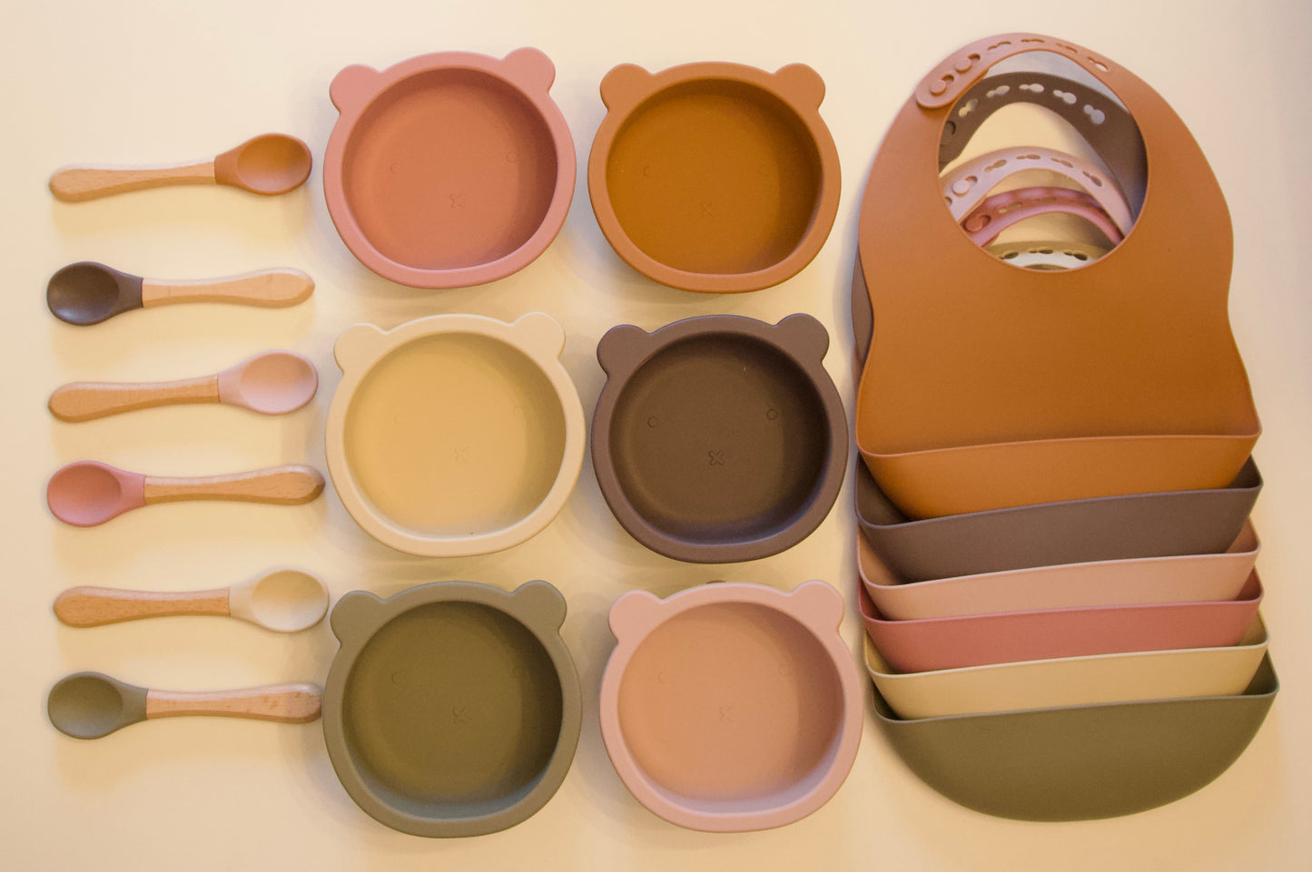 Silicone Bear Feeding set