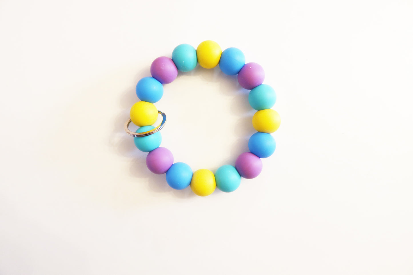 Round Keychains Large Beads