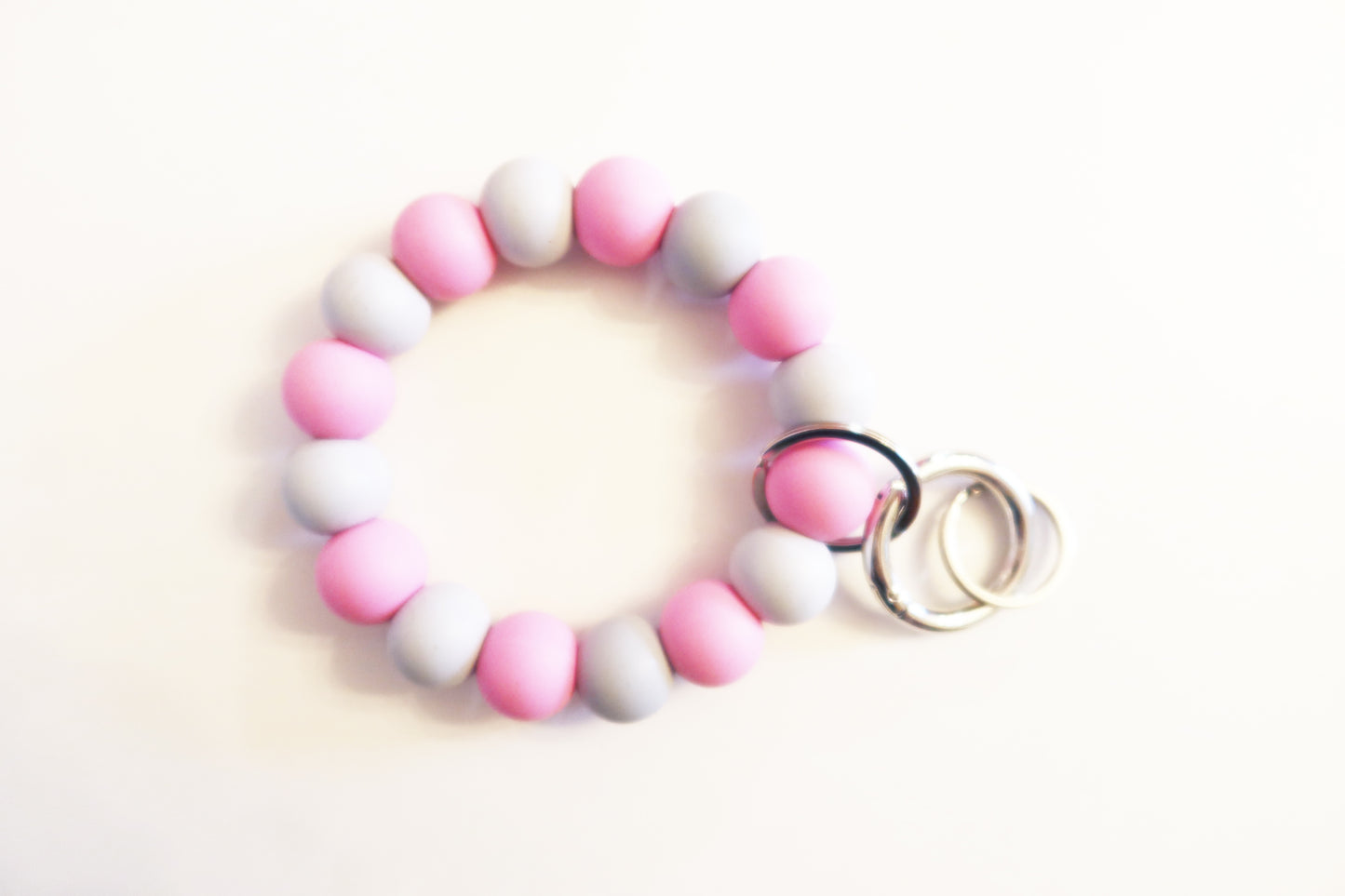 Round Keychains Large Beads