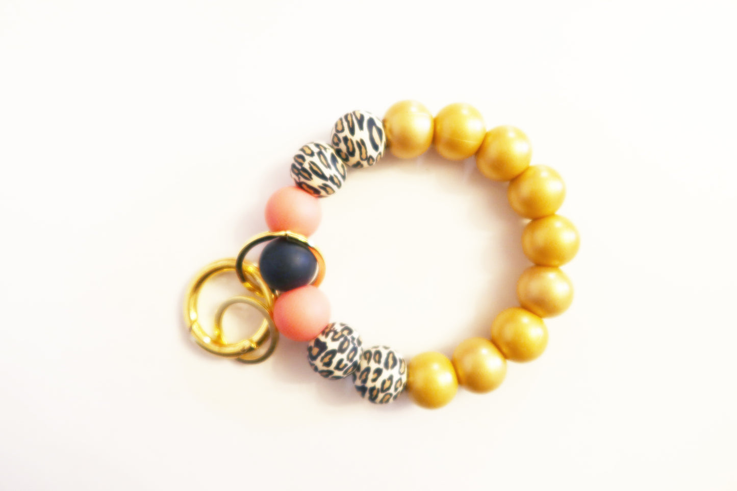 Round Keychains Large Beads